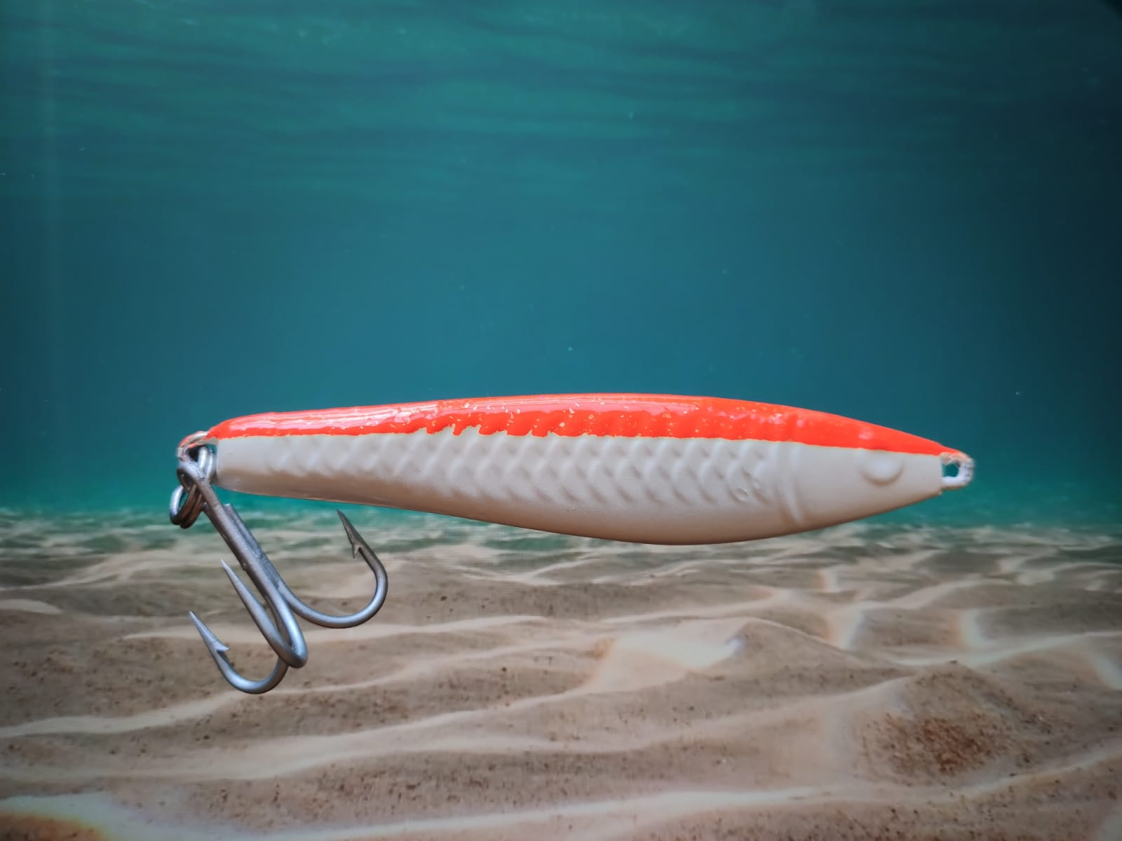 fish lures nz Orange White – Kahawai Series