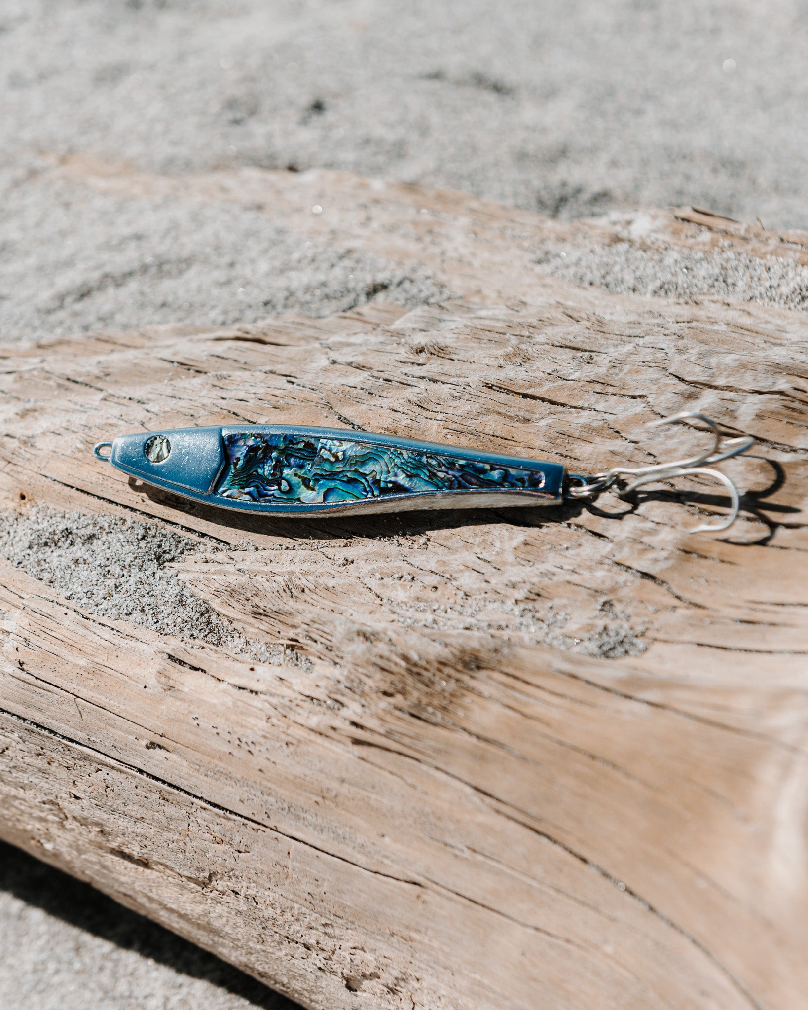 60g Paua Flash Lure – NZ Paua Shell Kahawai Lure – Grim Reaper