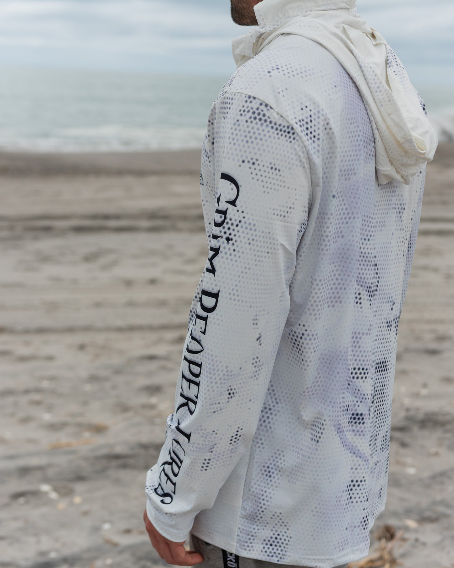 Grim Reaper Sun Shirt – UPF50+ Fishing Hoodie