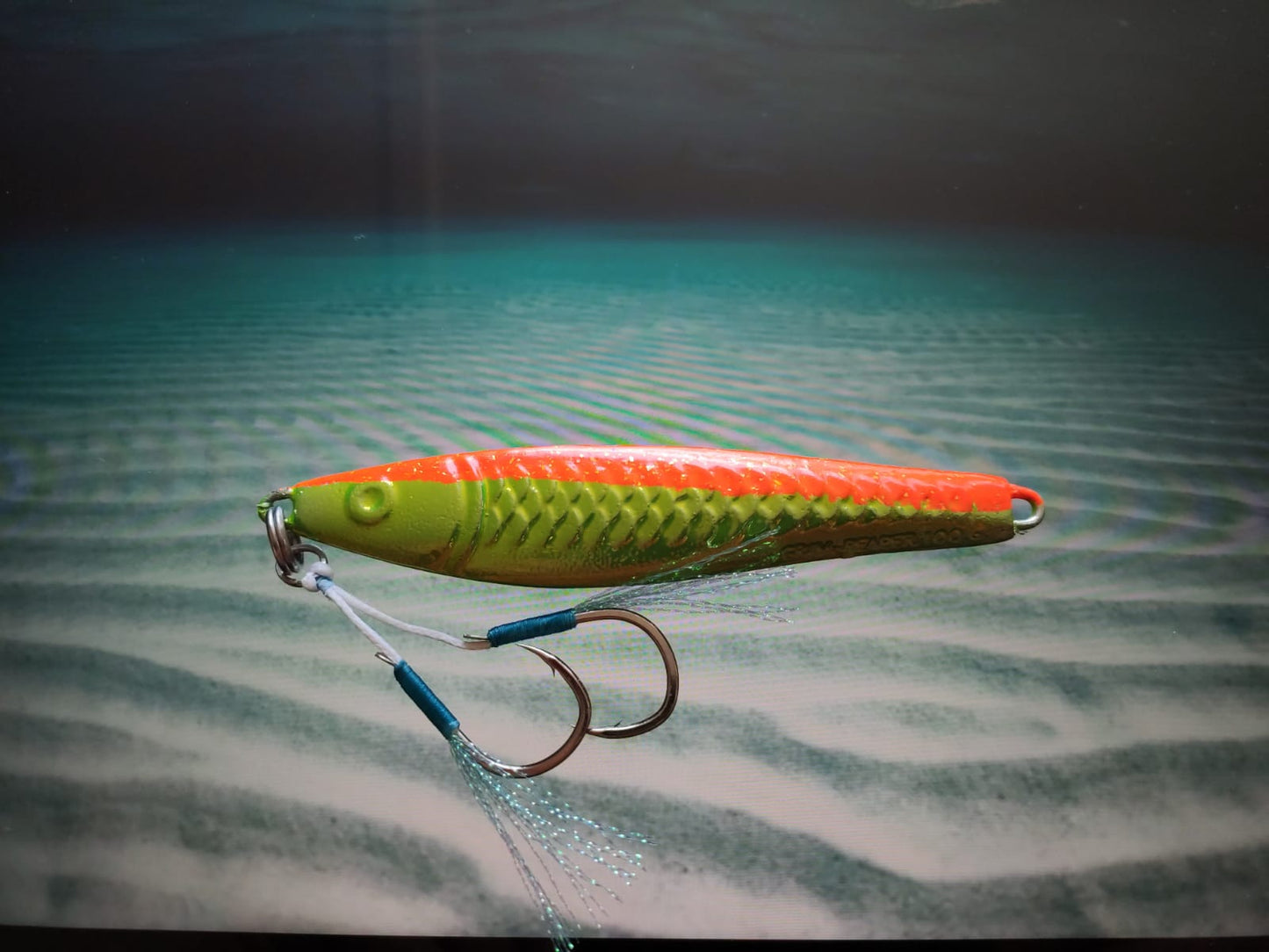 Orange Green Chrome 100 gm Snapper Series