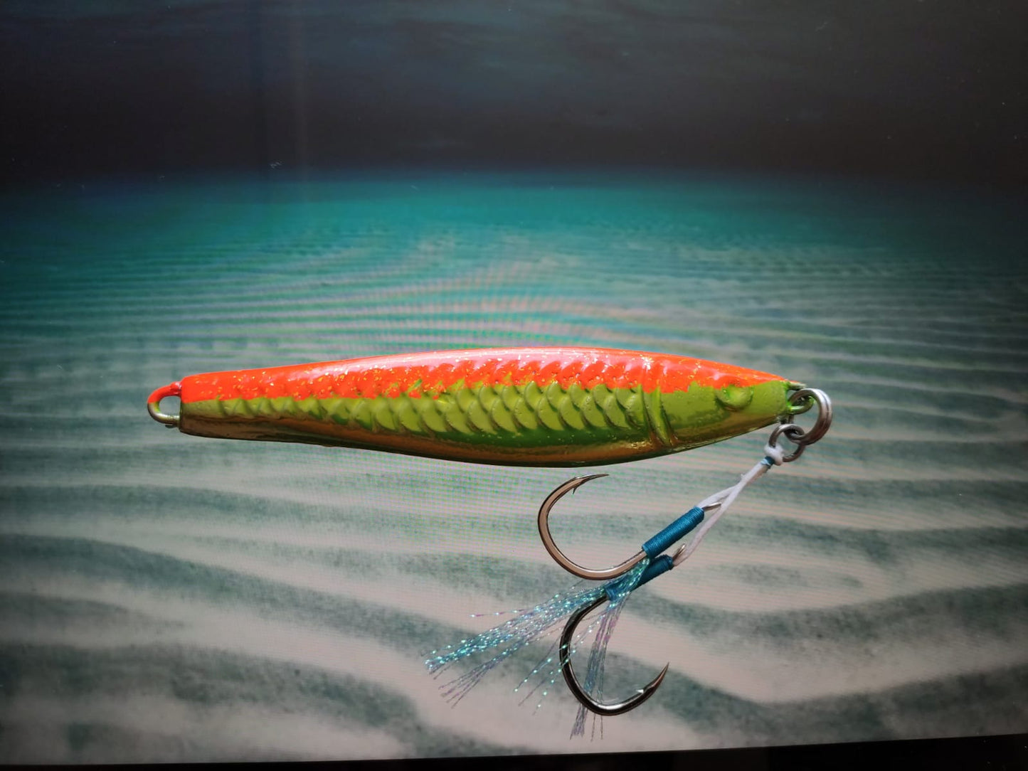 Orange Green Chrome 100 gm Snapper Series